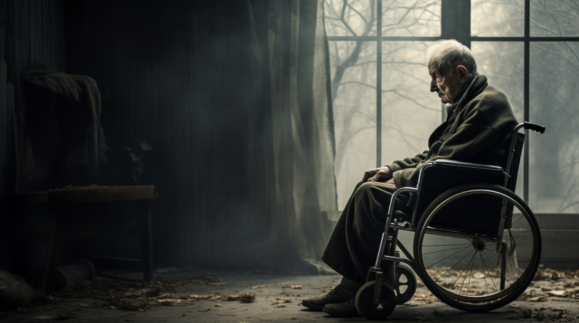 Mental health older adults wheelchair